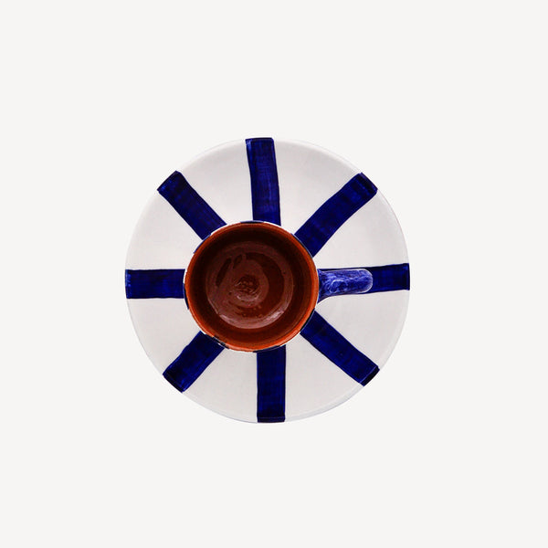 Blue Espresso Cup & Saucer-Casa Cubista-softstore.co