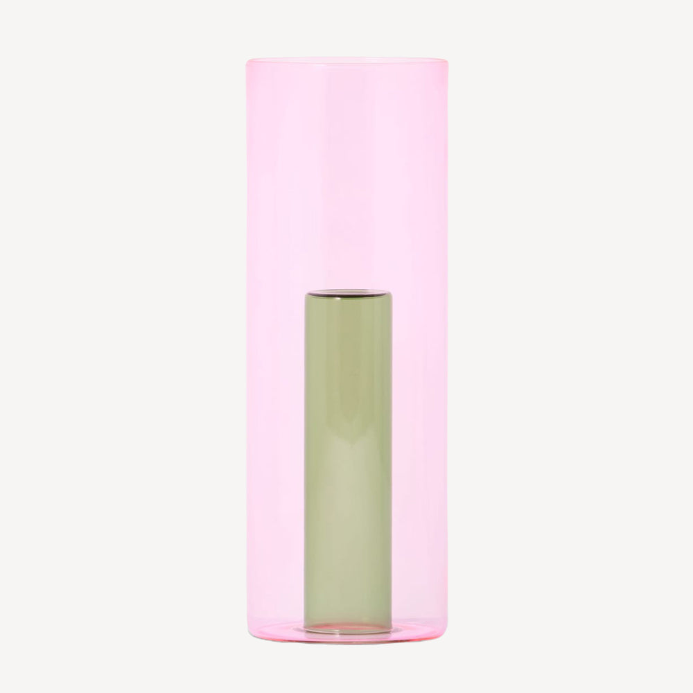 Pink Large Reversible Vase-Block Design-softstore.co