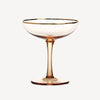 Set of 2 Pink Champagne Coupe-&Klevering-softstore.co